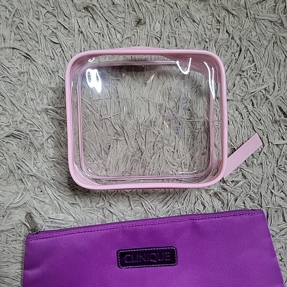 Makeup Bags Bundle Cosmetics Bags Lot Estee Lauder Clarins Clinique Imayla VS ✨️